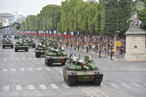 Illustration lors du 139ème défilé militaire du 14 juillet, jour de la Fête Nationale, sur les Champs-Elysées à Paris, le 14 juillet 2019. © Lemouton-Gorassini-Perusseau/Bestimage