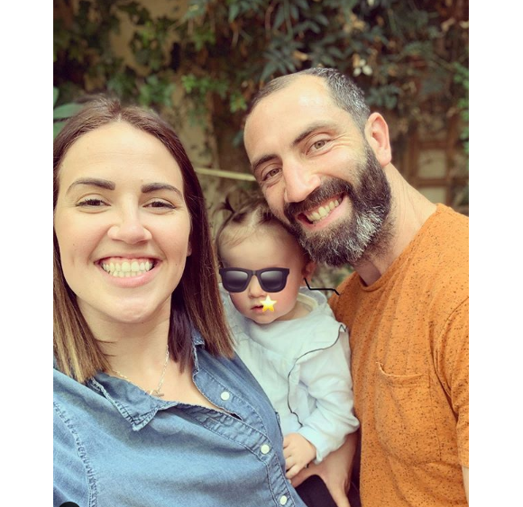 Tiffany, Justin (de "Mariés au premier regard" et leur fille Romy - photo Instagram du 18 juin 2019