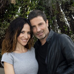 Exclusif - Rendez-vous avec Fabienne Carat et Richard Orlinski sur la terrasse " La Journée by the Land " sur le rooftop de l'hôtel 3.14 lors du 72ème Festival International du Film de Cannes. Le 24 mai 2019 © Pierre Perusseau / Bestimage