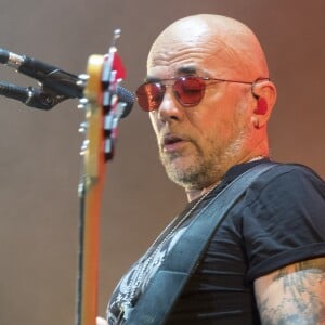 Pascal Obispo en concert lors du festival "Printemps de Pérouges" à Saint-Vulbas, le 28 juin 2019.