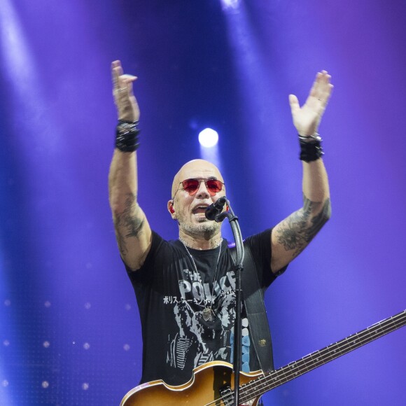 Pascal Obispo en concert lors du festival "Printemps de Pérouges" à Saint-Vulbas, le 28 juin 2019.