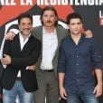 Enrique Arce, Luka Peros et Jaime Lorento assistent à l'avant-première de la série Netfix "La Casa de Papel - Saison 3" à la Monnaie de Paris le 15 juillet 2019. © Coadic Guirec/Bestimage