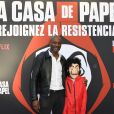 Harry Roselmack et sa fille assistent à l'avant-première de la série Netfix "La Casa de Papel - Saison 3" à la Monnaie de Paris le 15 juillet 2019. © Coadic Guirec/Bestimage