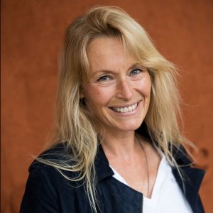 Estelle Lefébure au village des internationaux de France de tennis de Roland Garros 2019 à Paris le 7 juin 2019. © Cyril Moreau / Bestimage