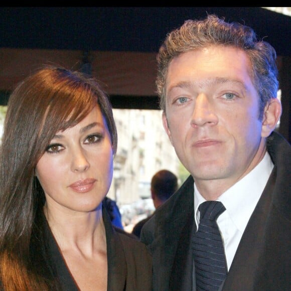 Vincent Cassel et Monica Bellucci à Paris, en octobre 2008.