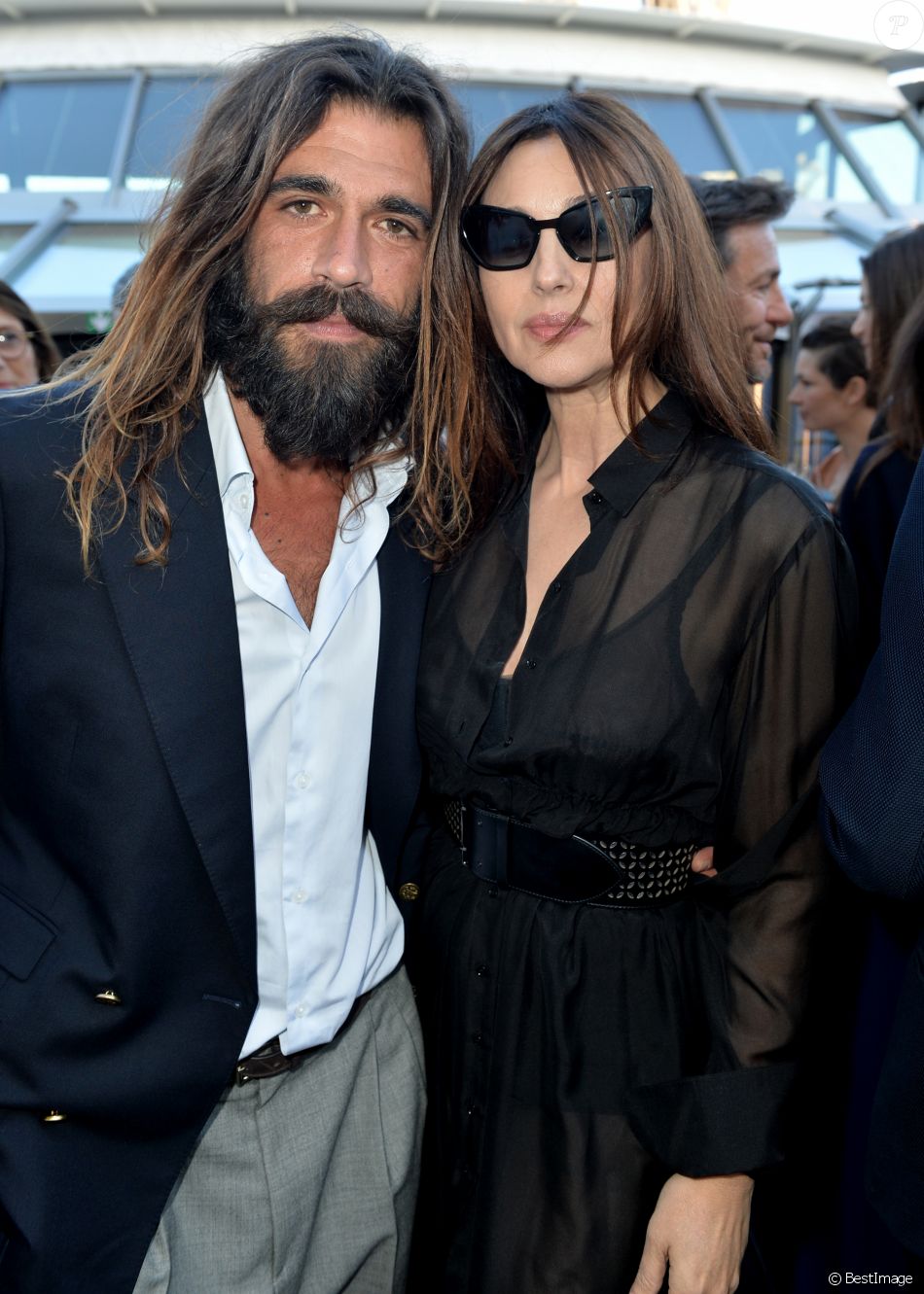 Monica Bellucci et Nicolas Lefebvre lors du gala de la fondation Maud