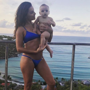 Eva Longoria et son fils Santiago sur Instagram.