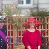 Le prince Laurent et la princesse Claire de Belgique au défilé militaire de la Fête nationale belge, le 21 juillet 2019 à Bruxelles.