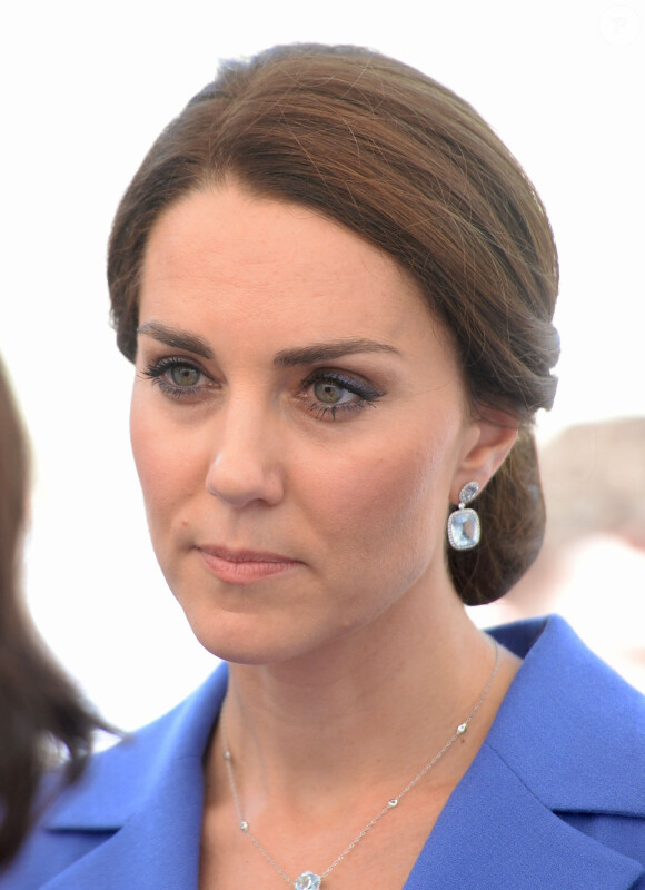 Catherine Kate Middleton, duchesse de Cambridge en visite au projet caritatif Strassenkinder à Berlin, le 19 juillet 2017.
