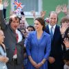 Le prince William, duc de Cambridge et Catherine Kate Middleton, duchesse de Cambridge en visite au projet caritatif Strassenkinder à Berlin, le 19 juillet 2017.
