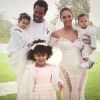 Jay-Z, Beyoncé et leurs trois enfants Sir, Rumi et Blue Ivy dans le documentaire "Homecoming: A Film by Beyoncé". Avril 2019.