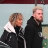 Exclusif - Leona Lewis et son compagnon Dennis Jauch dans les rues de Los Angeles, le 25 février 2017