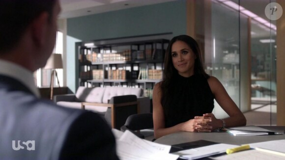 Meghan Markle dans la série "Suits", épisode diffusé le 29 mars 2018.