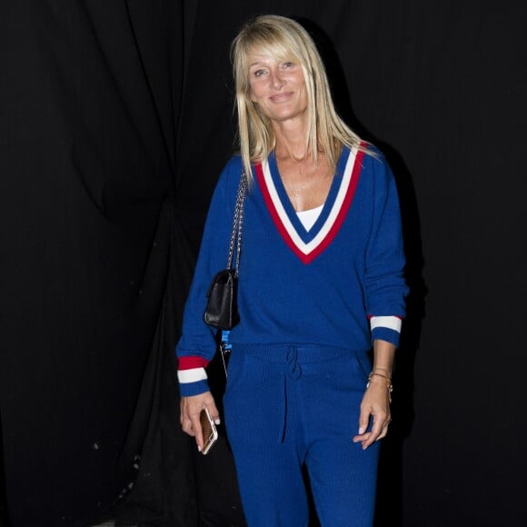 Isabelle Camus (Compagne de Yannick Noah ) - Finale de la coupe Davis opposant la France à la Belgique au Stade Pierre Mauroy à Lille , le 24 novembre 2017 © Perusseau - Ramsamy / Bestimage