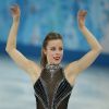 La patineuse américaine Ashley Wagner lors de l'épreuve du programme court par équipes en patinage au Iceberg Skatiing Palace à Sotchi le 8 février 2014 pendant XXIIème jeux olympiques d'hiver.