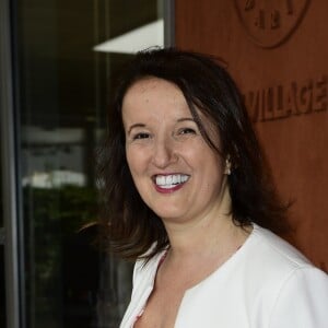 Anne Roumanoff au Village Roland Garros lors du tournoi de Roland-Garros 2019. Paris, le 26 mai 2019.