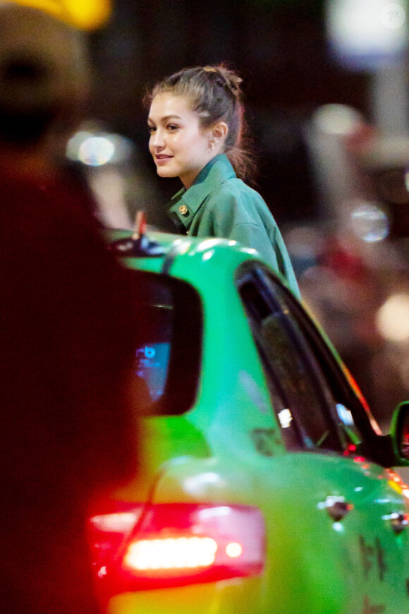 Gigi Hadid et Tyler Cameron sortent d'un rendez-vous à New York le 4 août 2019. 04/08/2019 - New York
