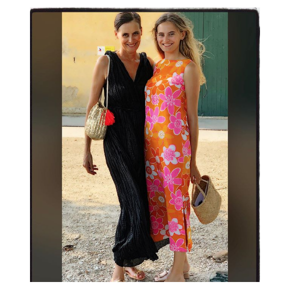 Inès de la Fressange et sa fille Violette sur Instagram, le 30 juin 2019.