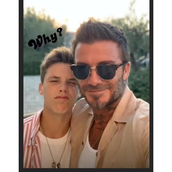 David et Cruz Beckham en vacances dans les Pouilles, en Italie, le 06 août 2019.