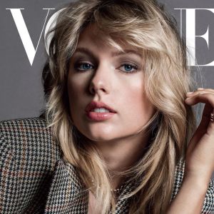 Taylor Swift en couverture de "Vogue", édition américaine, numéro de septembre.