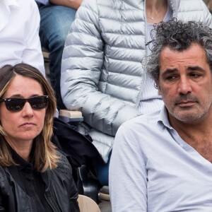 Alexia Laroche-Joubert et son compagnon Tom Benainous - People dans les tribunes lors de la finale messieurs des internationaux de France de tennis de Roland Garros 2019 à Paris le 9 juin 2019. © Jacovides-Moreau/Bestimage