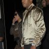 Nicki Minaj et son nouveau compagnon Kenneth "Zoo" Petty quittent l'hôtel Mandarin Oriental et se rendent à l'hôtel Royal Monceau à Paris le 8 mars 2019.