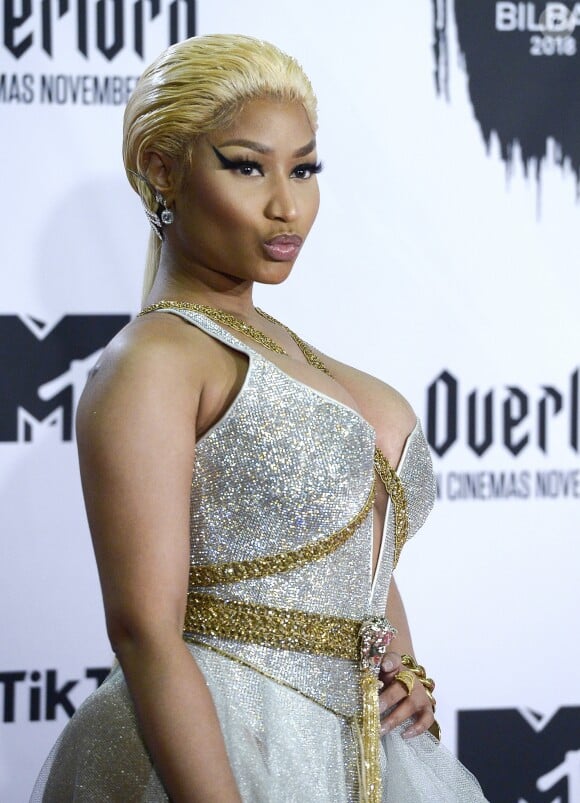 Nicki Minaj à la press room du MTV Europe Music Awards à Bilbao en Espagne, le 4 novembre 2018.