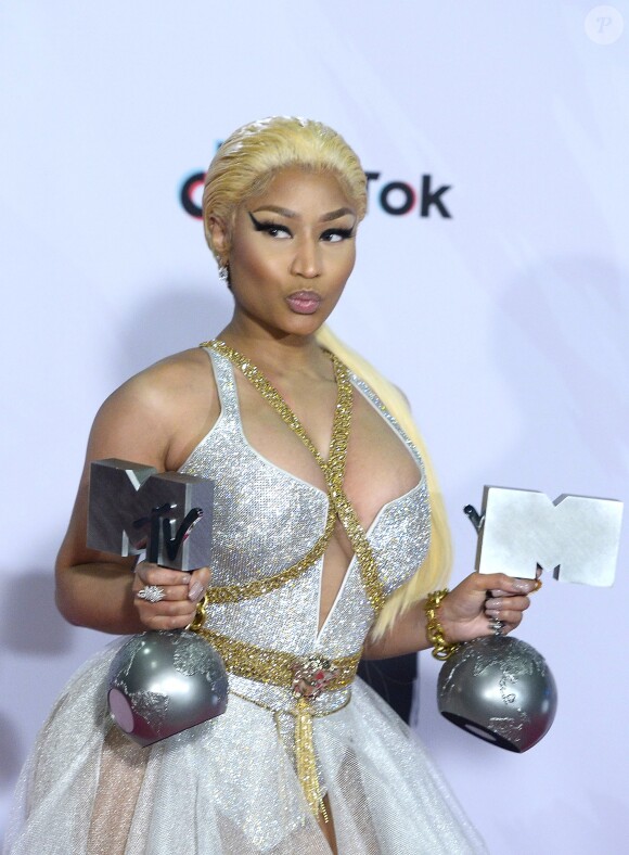 Nicki Minaj à la press room du MTV Europe Music Awards à Bilbao en Espagne, le 4 novembre 2018.