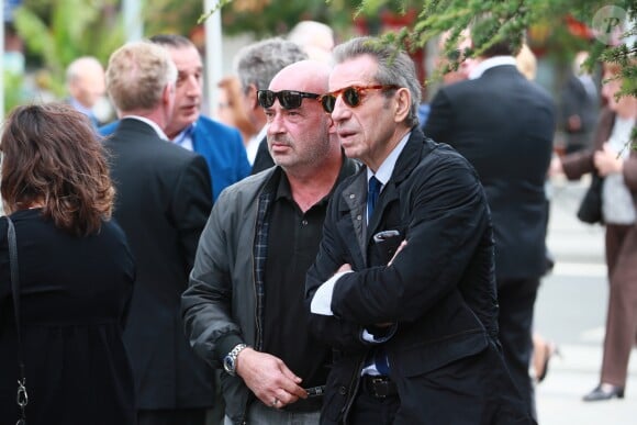 Guest et Michel Creton - Obsèques de Jean-Claude Bouttier en l'église de Gournay-sur-Marne le 13 août 2019.