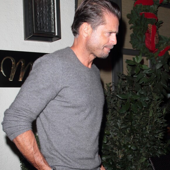 David Charvet va dîner au restaurant "Madeo" à los Angeles le 27 novembre 2018.