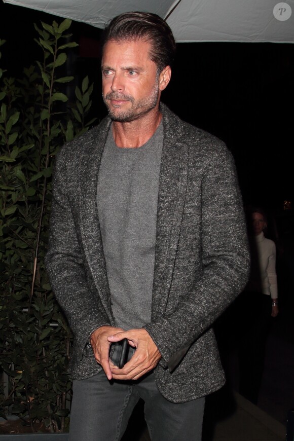 David Charvet va dîner au restaurant "Madeo" à los Angeles le 27 novembre 2018.