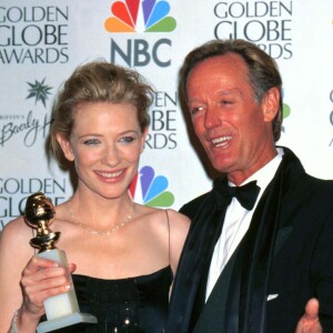 Cate Blanchett et Peter Fonda aux Golden Globes en 1999