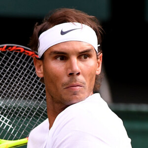 Demi-finale du tournoi de Wimbledon - Rafael Nadal vs Roger Federer (7-6,1-6,6-3,6-4) à Londres, le 12 juillet 2019.