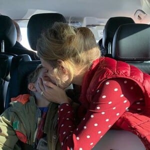 Natalia Vodianova et son fils Maxim. Mai 2019.