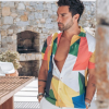 Valentin Léonard sur Instagram, Mykonos, le 21 août 2019.