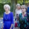 La princesse Beatrix des Pays-Bas, la princesse Irene et la princesse Margriet lors des obsèques de leur soeur la princesse Christina au palais Noordeinde à La Haye le 22 août 2019.