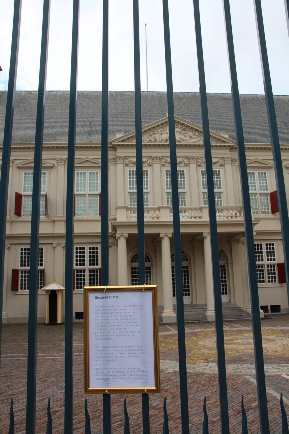 L'accès au palais Noordeinde à La Haye a été exceptionnellement interdit aux visiteurs les 17 et 18 août 2019 suite à la mort de la princesse Christina des Pays-Bas.