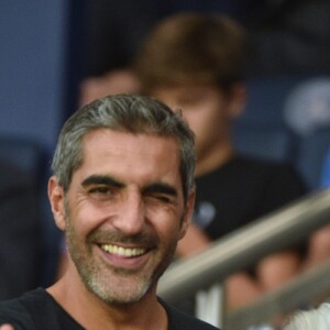 Ary Abittan dans les tribunes lors du match de championnat de Ligue 1 Conforama opposant le Paris Saint-Germain au Toulouse FC au parc des Princes à Paris, France, le 25 août 2019. Le PSG a gagné 4-0. © Giancarlo Gorassini/Bestimage