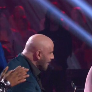 John Travolta a confondu Taylor Swift avec Jade Jolie sur la scène des MTV Video Music Awards à Newark dans le New Jersey, le 26 août 2019.