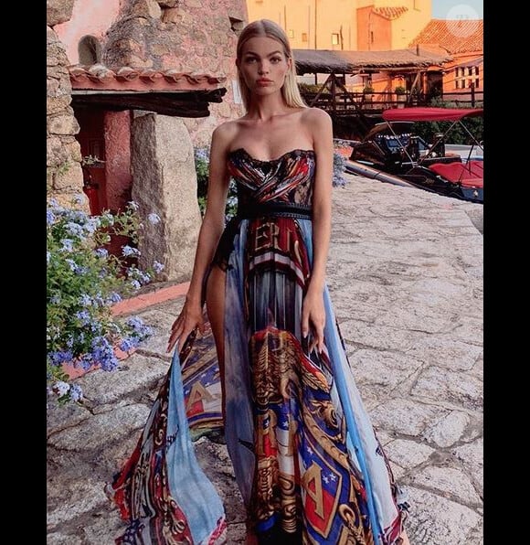 Daphne Groeneveld à Porto Cervo, en Italie. Août 2019.