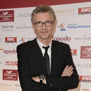 Denis Brogniart - Dîner de gala du 95ème Prix d'Amérique Opodo en soutien à l'association "Petits Princes" au Pavillon Vendôme à Paris. Le 30 janvier 2016 © Coadic Guirec / Bestimage