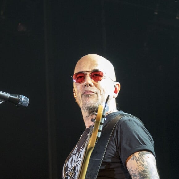 Pascal Obispo en concert lors du festival "Printemps de Pérouges" à Saint-Vulbas, le 28 juin 2019.