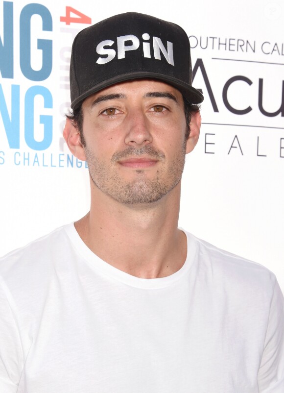 Mathieu Forget lors de la soirée "4th annual Ping Pong 4 purpose celebrity tournament" organisée par Clayton Kershaw à Los Angeles, le 11 août 2016. © CPA/Bestimage