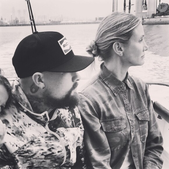 Benji Madden a posté cette photo de lui et de Cameron Diaz pour les 47 ans de l'actrice, sur Instagram, le 30 août 2019.