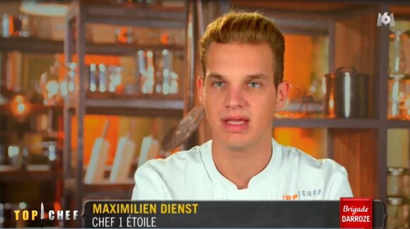 Maximilien Dienst en salle d'interview - "Top Chef 2017", M6, mercredi 22 février 2017