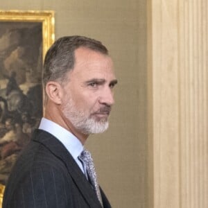 La reine Letizia et le roi Felipe VI d'Espagne accordaient le 3 septembre 2019 des audiences au palais de la Zaruela à Madrid.