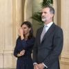 La reine Letizia et le roi Felipe VI d'Espagne accordaient le 3 septembre 2019 des audiences au palais de la Zaruela à Madrid.