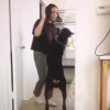 Brooke Houts apparaît dans une vidéo où elle maltraite son chien. Twiiter, le 7 août 2019.