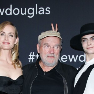 Amber Valletta, Peter Lindbergh, Cara Delevingne au lancement de la campagne "Douglas X Peter Lindbergh" à Berlin, le 30 mai 2018.