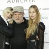 Peter Lindbergh, Nadja Auermann et sa fille Cosima Auermann - Vernissage de l'exposition "Peter Lindbergh, From Fashion to Reality" à Munich. Le 11 avril 2017.